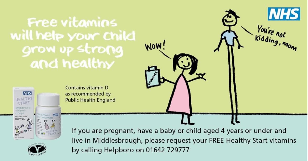Hartlepool Healthy Start Vitamins Supporting Pharmacy Throughout The